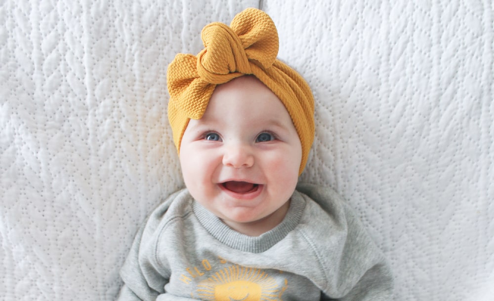 Laughing baby